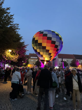 beleuchtete Ballone
